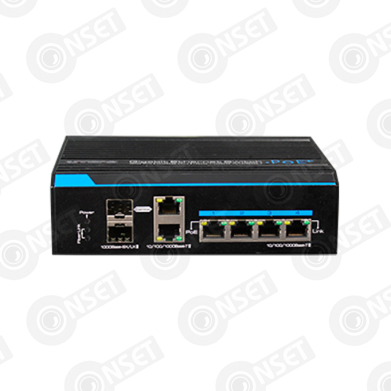 DC00000003299 #1 UTEPO UTP7204GE-HPOE Промышленный 4-портовый неуправляемый коммутатор — Неуправляемые, купить в Алматы