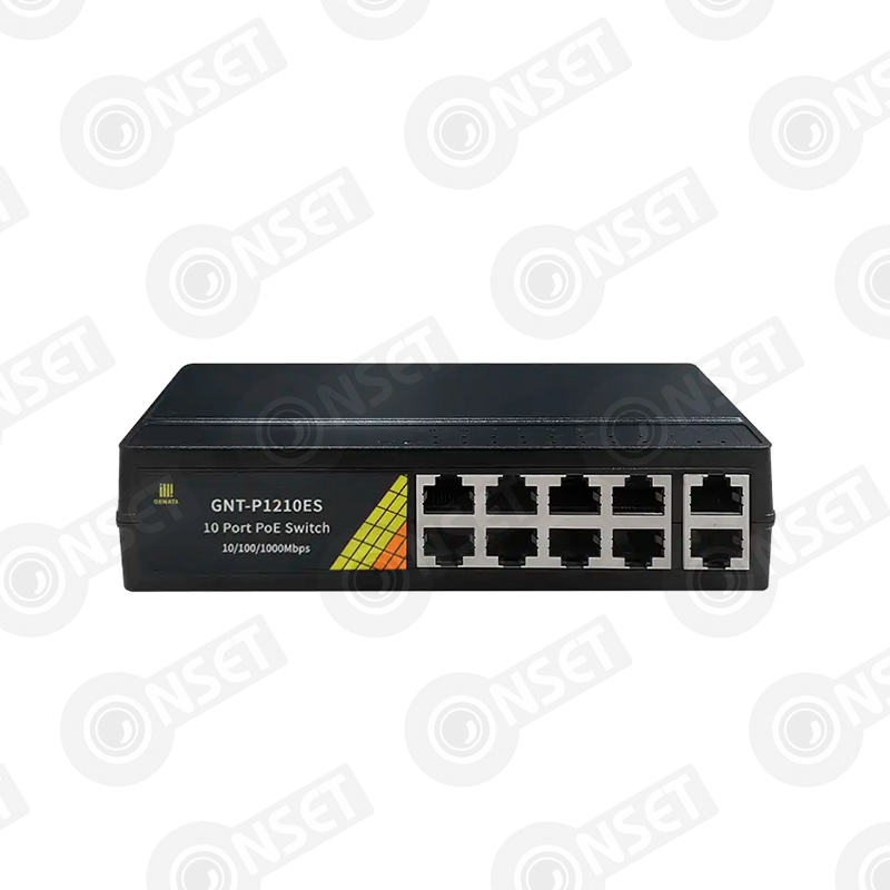 GNT-P1210ES #1 GNT-P1210ES 10 Port Пое коммутатор 8 портовый — Неуправляемые, купить в Алматы
