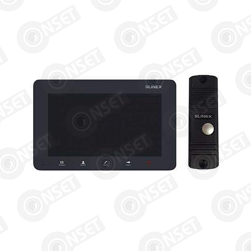 INT0000000074 #1 Slinex KIT SM-07MHD цвет графит + ML-16HD цвет черный. Комплект домофо — Комплекты, купить в Алматы