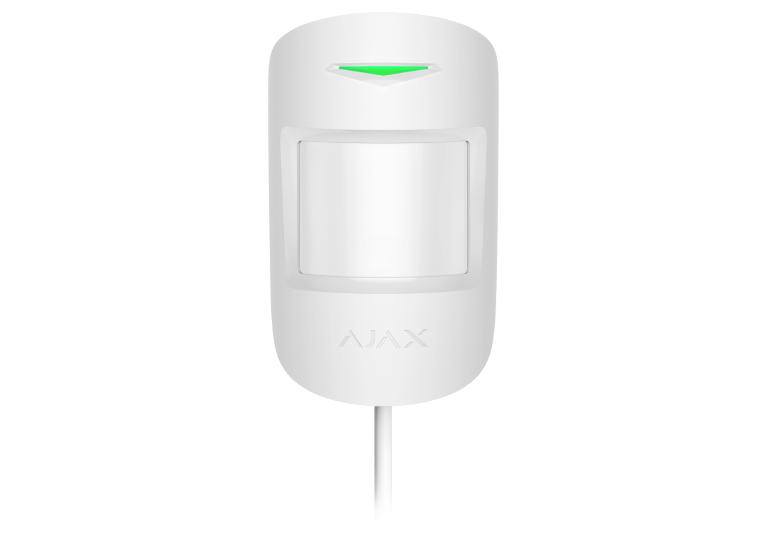Ajax Fibra Superior MotionProtect Plus белый Проводной датчик движения Ajax Fibra Superior MotionProtect Plus радиосистемы