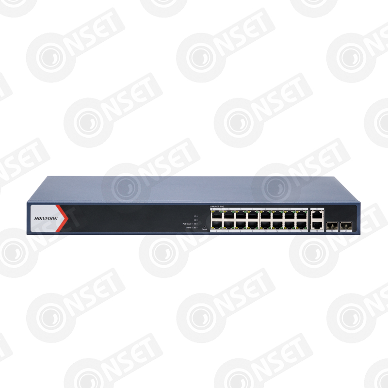 Hikvision DS-3E1520P-EI/M Коммутатор 16-портовый PoE Hikvision DS-3E1520P-EI/M управляемые