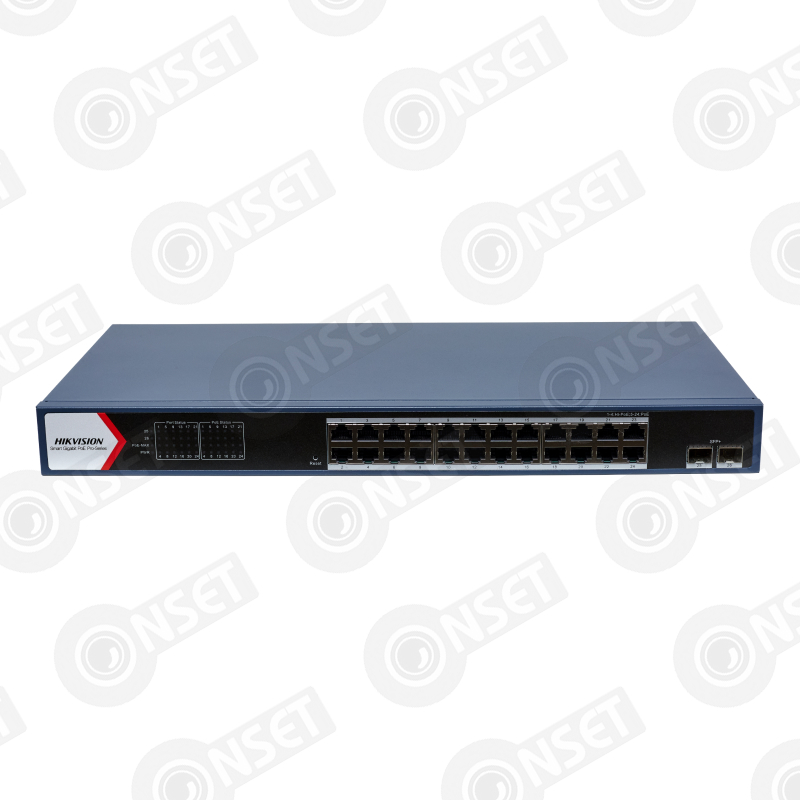 Hikvision DS-3E1726HP-SI-24P2X Коммутатор 24-портовый PoE Hikvision DS-3E1726HP-SI-24P2X управляемые