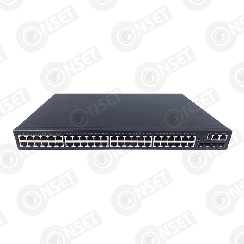 UTEPO UTP5652S-PSB-L3 Коммутатор c 48 портами гигабитный Ethernet PoE+ и 4-портовый управляемый коммутатор Ethernet 10G Utepo UTP5652S-PSB-L3 управляемые