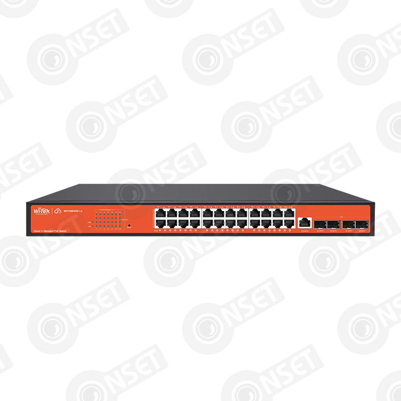 Wi-Tek WI-PCMS528F-L3 Управляемый гигабитный L3-коммутатор/ PoE WI-PCMS528F-L3 управляемые